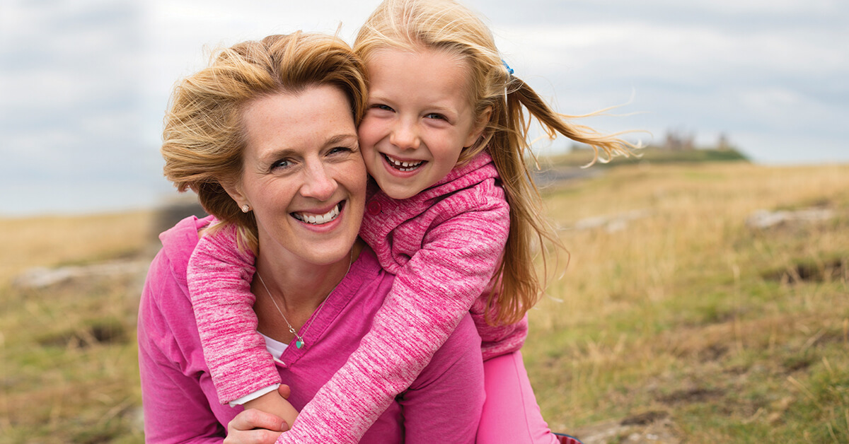 mother and daughter